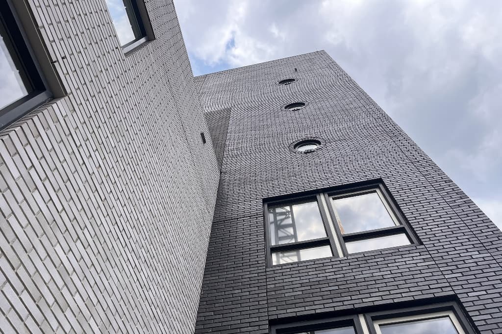 Detail van het metselwerk